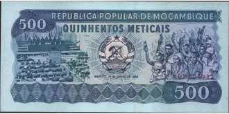 500 meticais 1983