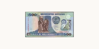 500 meticais 1986
