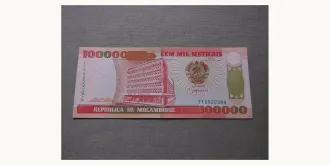 100000 meticais 1993