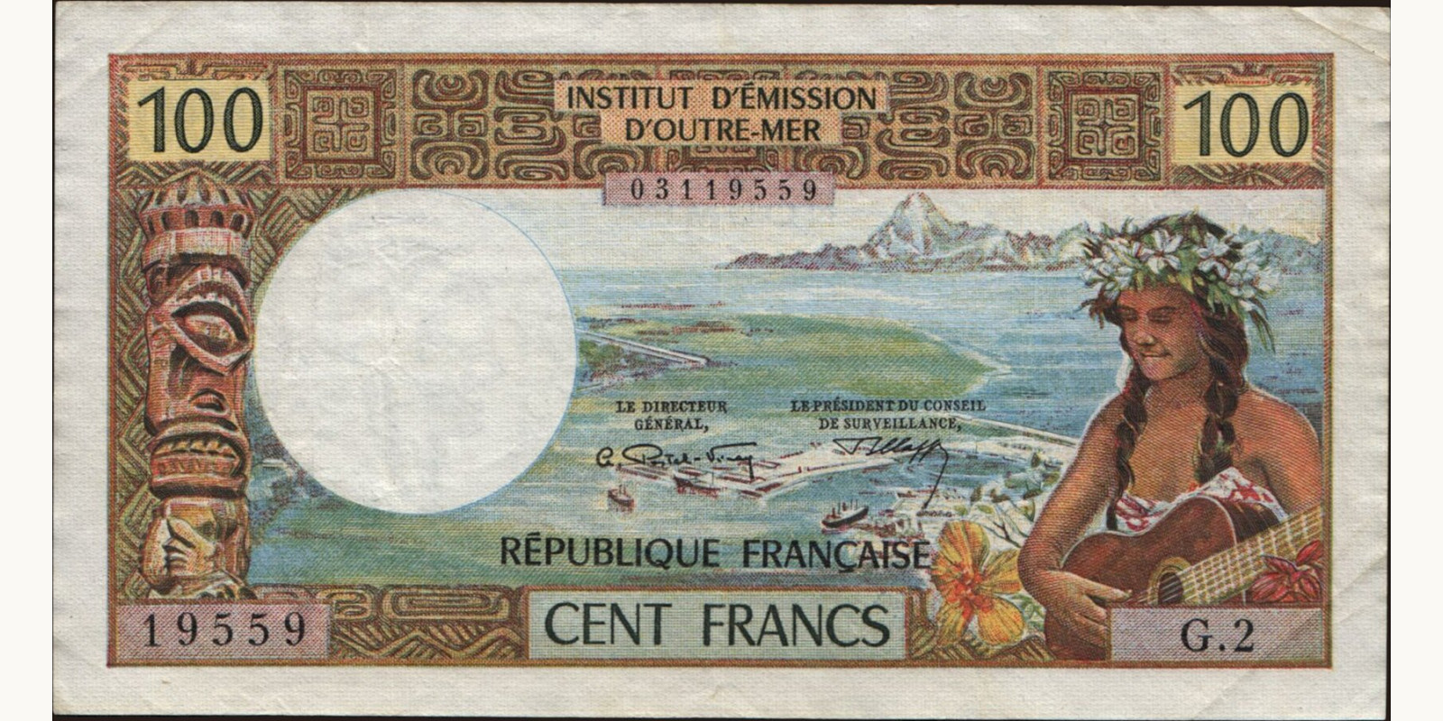 100 franc 1971