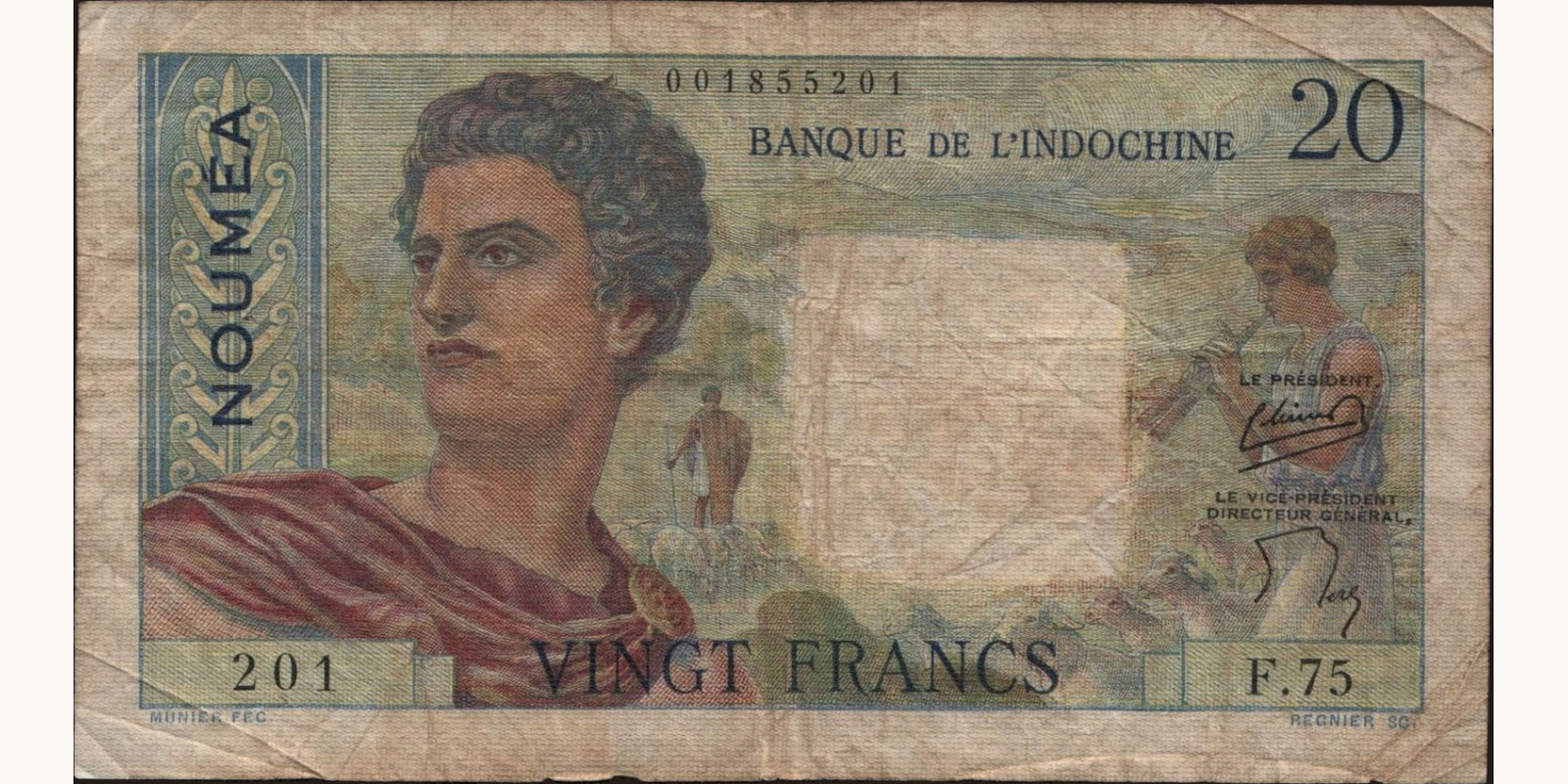 20 franc 1954