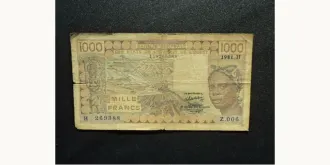 1000 francs 1981