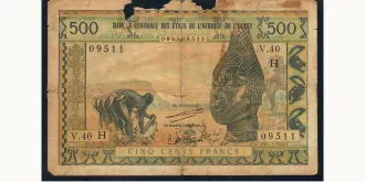 500 francs 1959