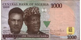 1000 naira 2010
