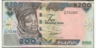 200 naira 2001