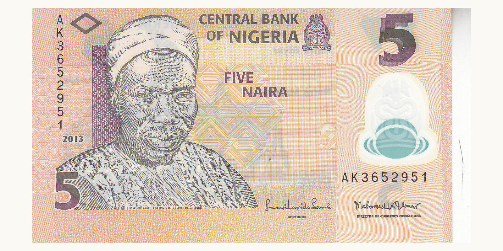 5 naira 2013