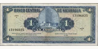 1 cordobas 1962