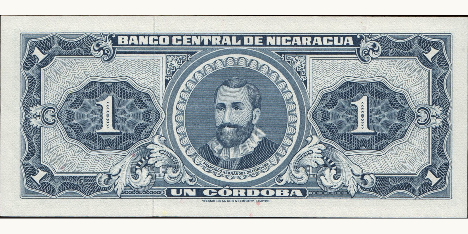 1 cordobas Никарагуа 1968 — Оборотная сторона