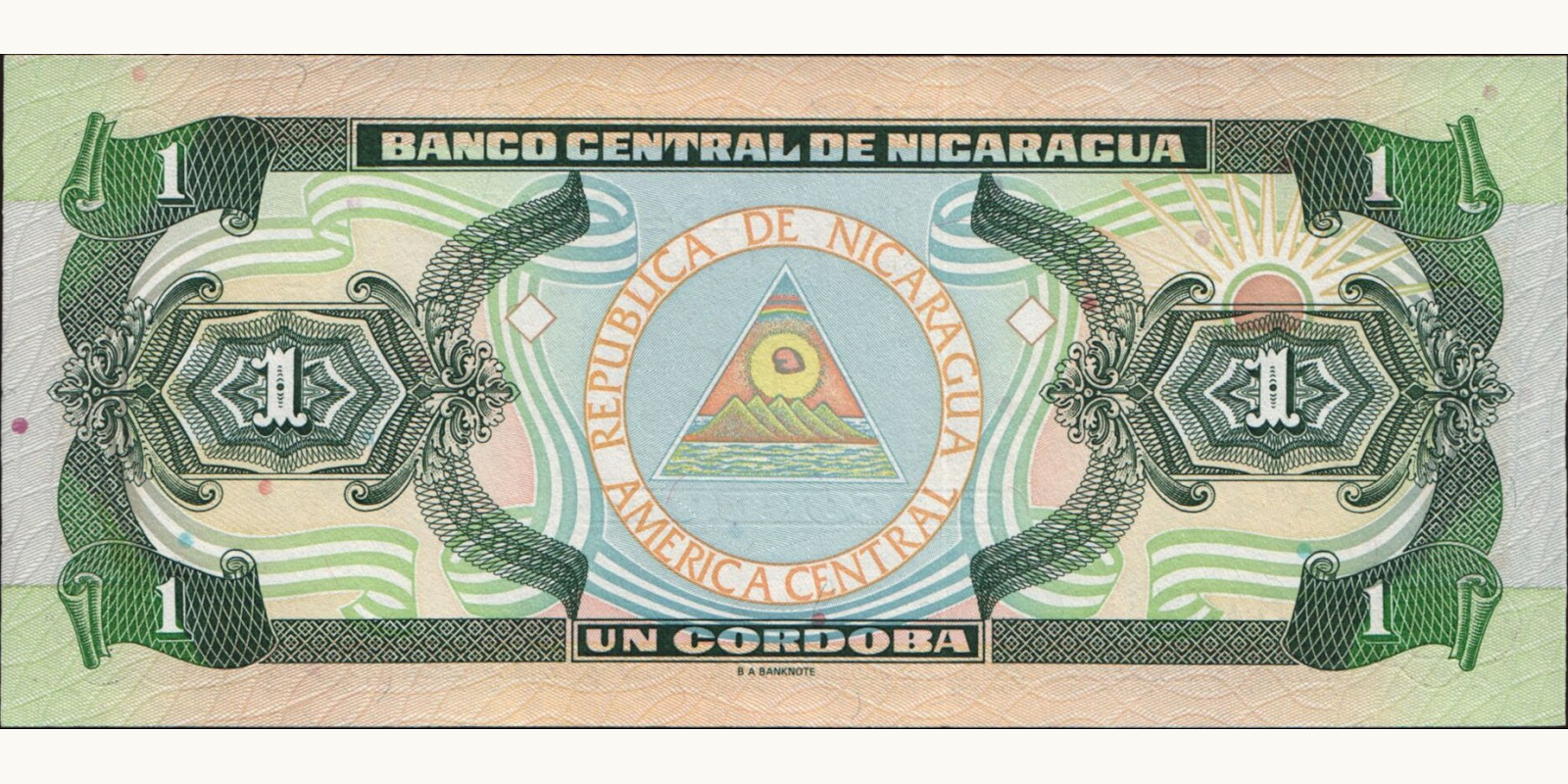 1 cordobas Никарагуа 1995 — Оборотная сторона