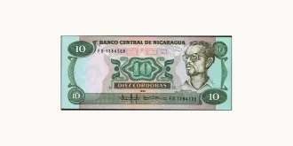 10 cordobas 1985