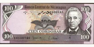 100 cordobas 1979