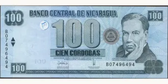 100 cordobas 2006