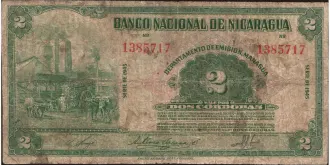 2 cordobas 1945