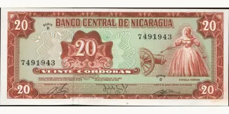 20 cordobas 1978
