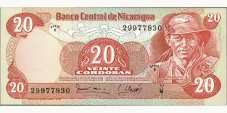 20 cordobas 1979