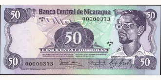 50 cordobas 1984
