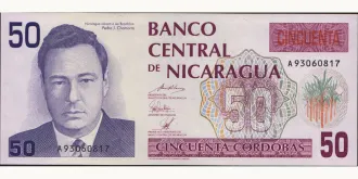 50 cordobas 1991