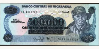 500000 cordobas 1990