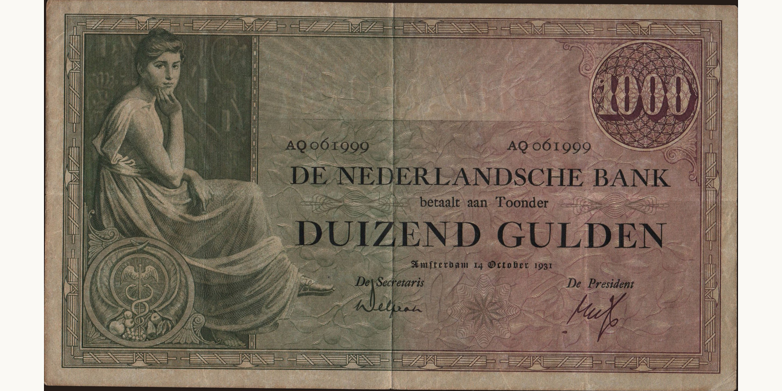 1000 gulden 1931