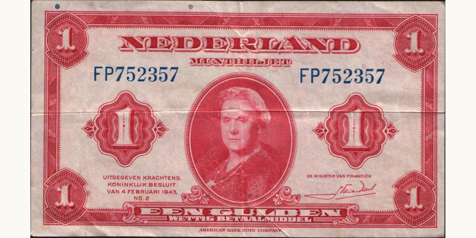 1 gulden 1943