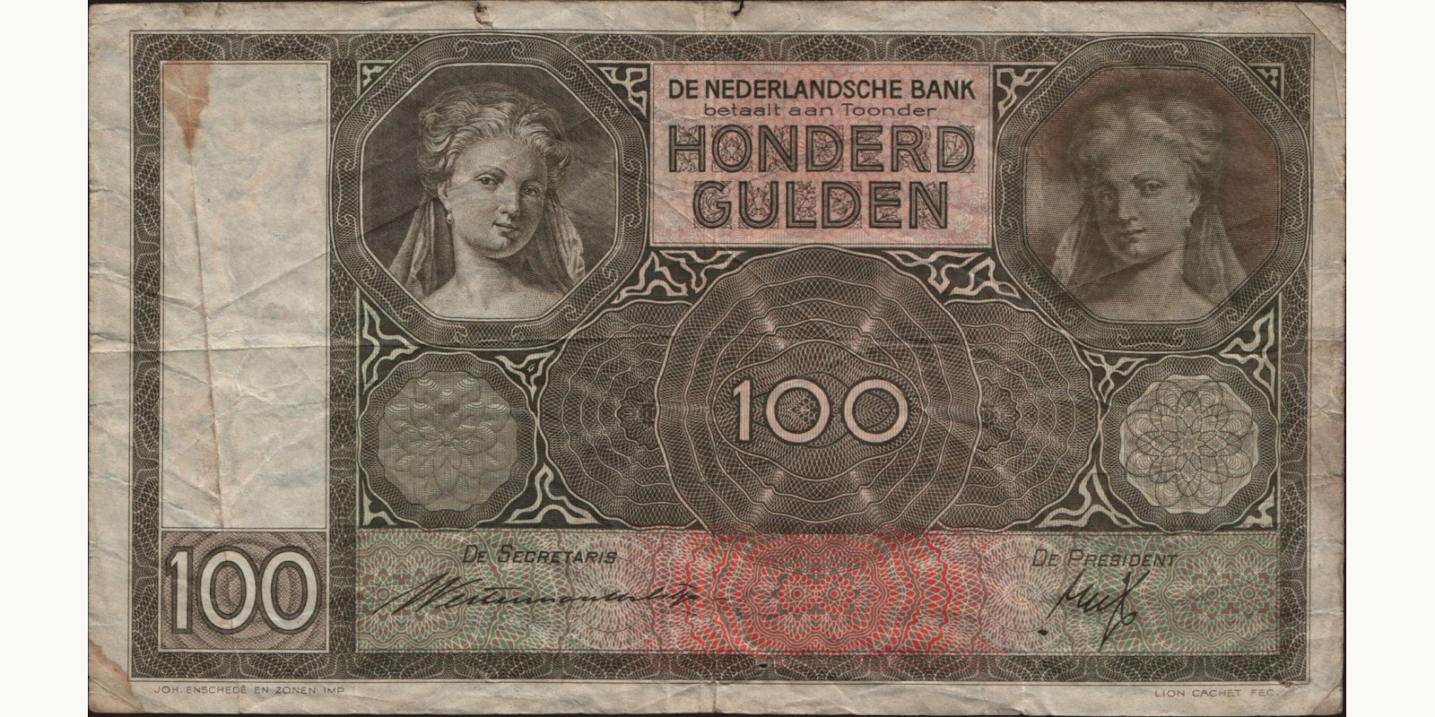 100 gulden 1936