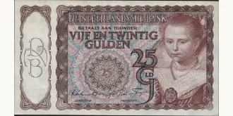 25 gulden 1944