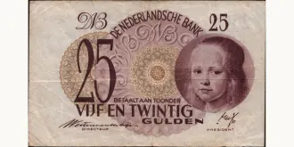 25 gulden 1945