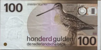 100 gulden 1977