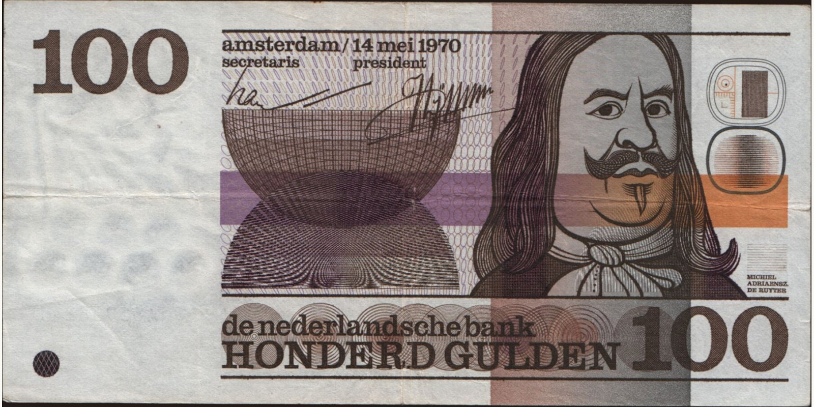 100 gulden 1970