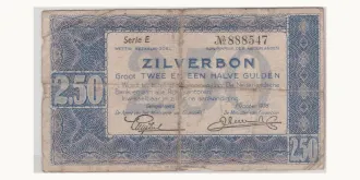 2.50 zilverbon 1938