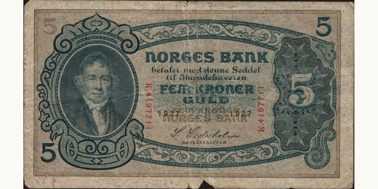 5 krone 1927