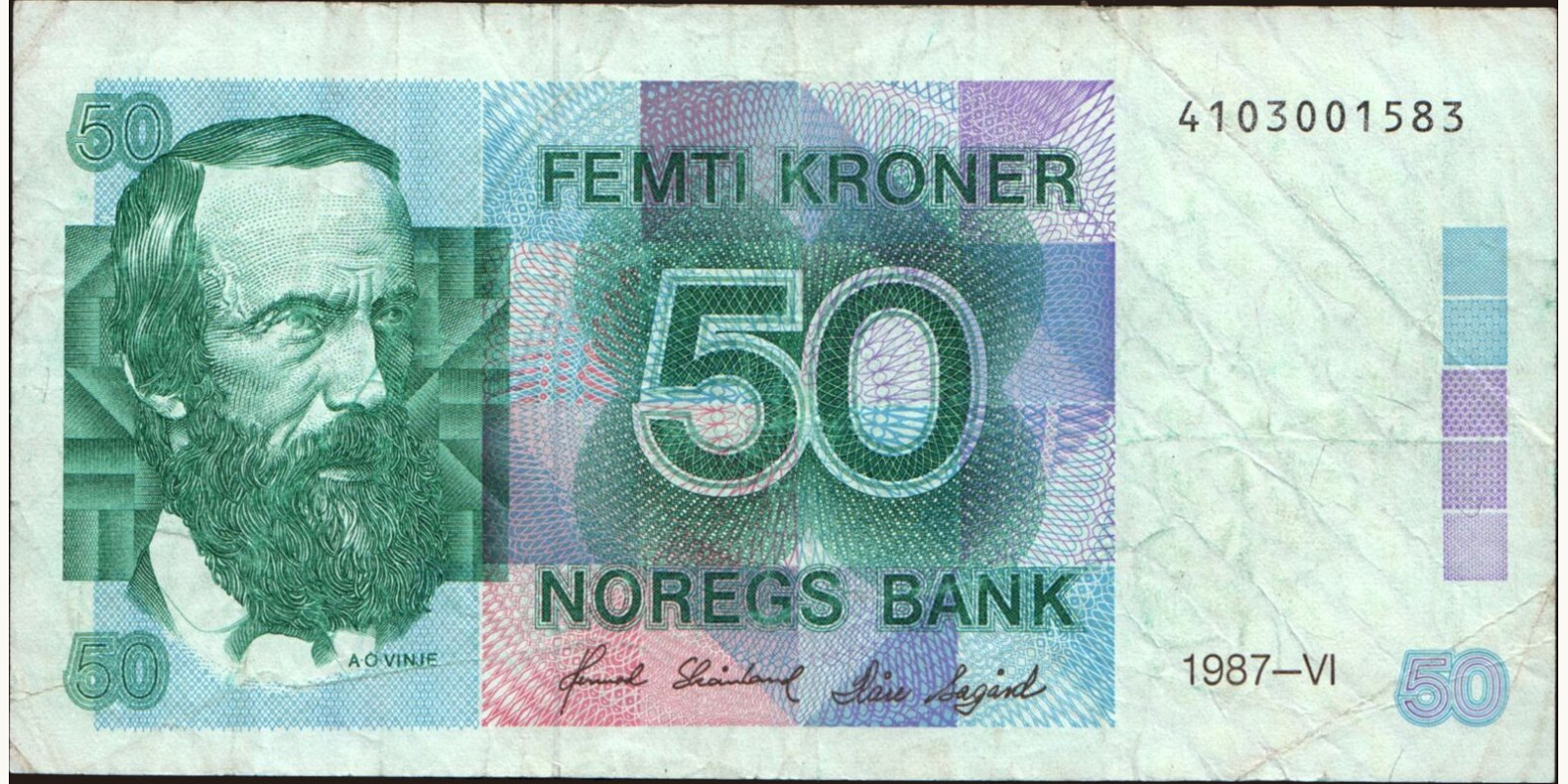 50 krone 1987