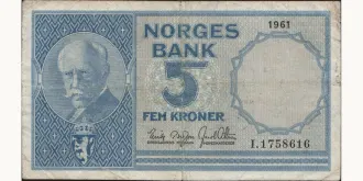 5 kroner 1961