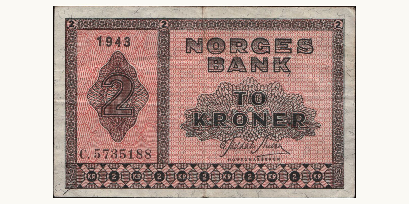 2 krone 1943