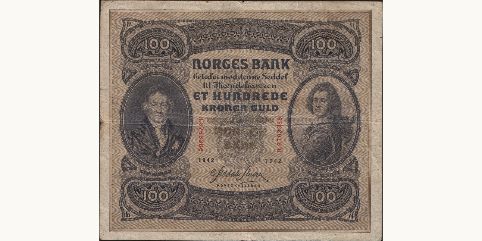 100 krone 1942