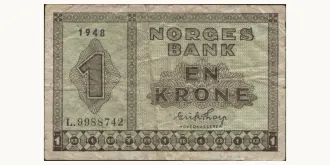 1 krone 1948