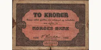 2 krone 1922