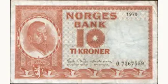 10 krone 1970
