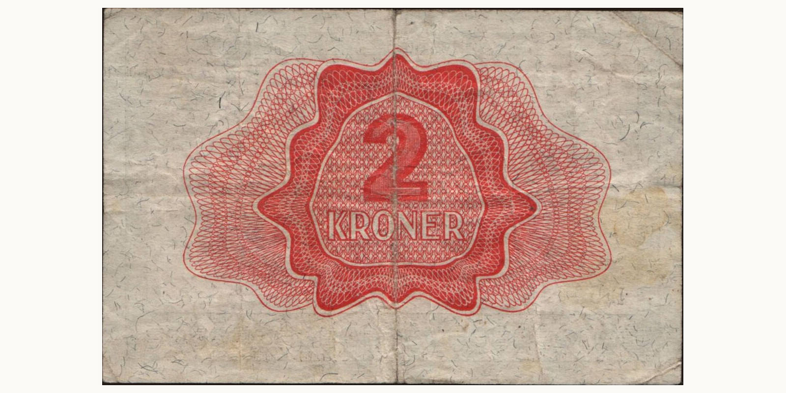 2 krone Norway 1942 — Back side