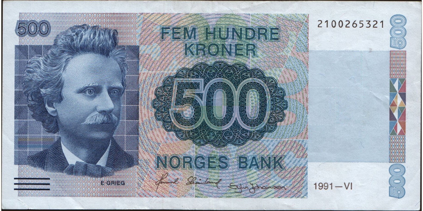 500 krone 1991