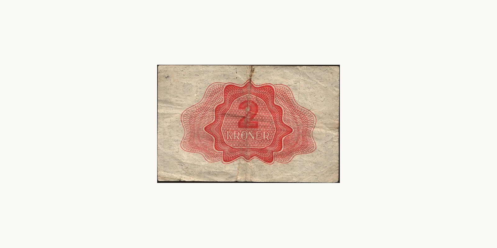 2 krone Norway 1945 — Back side