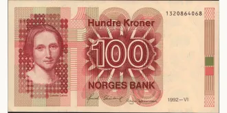 100 krone 1992