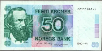 50 krone 1990