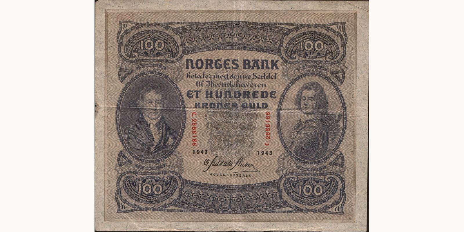 100 krone 1943