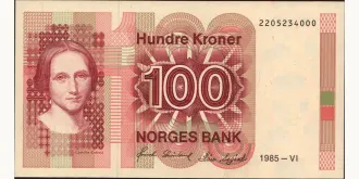 100 krone 1985