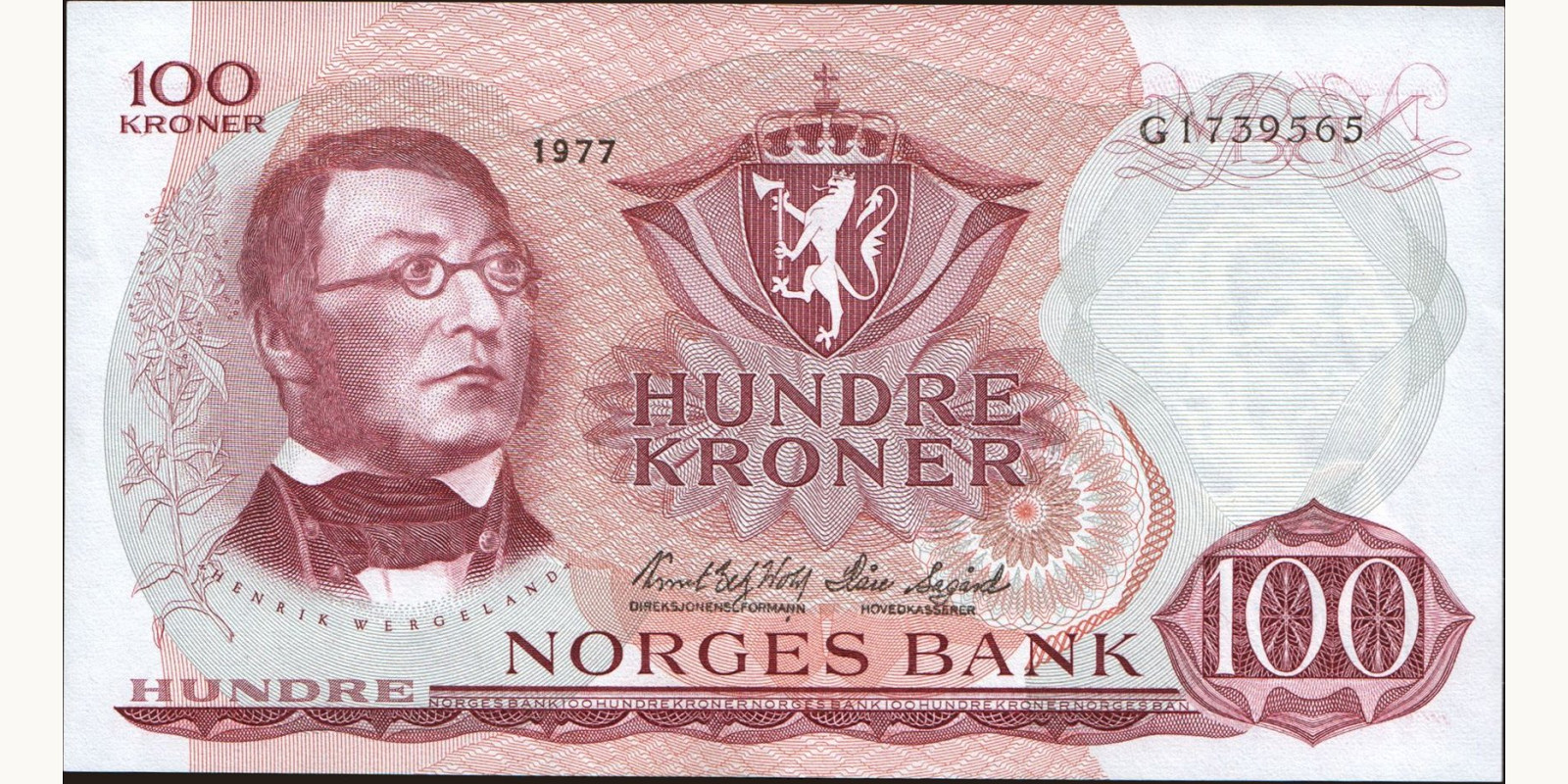 100 krone 1977