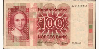 100 krone 1987