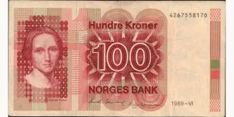 100 krone 1989