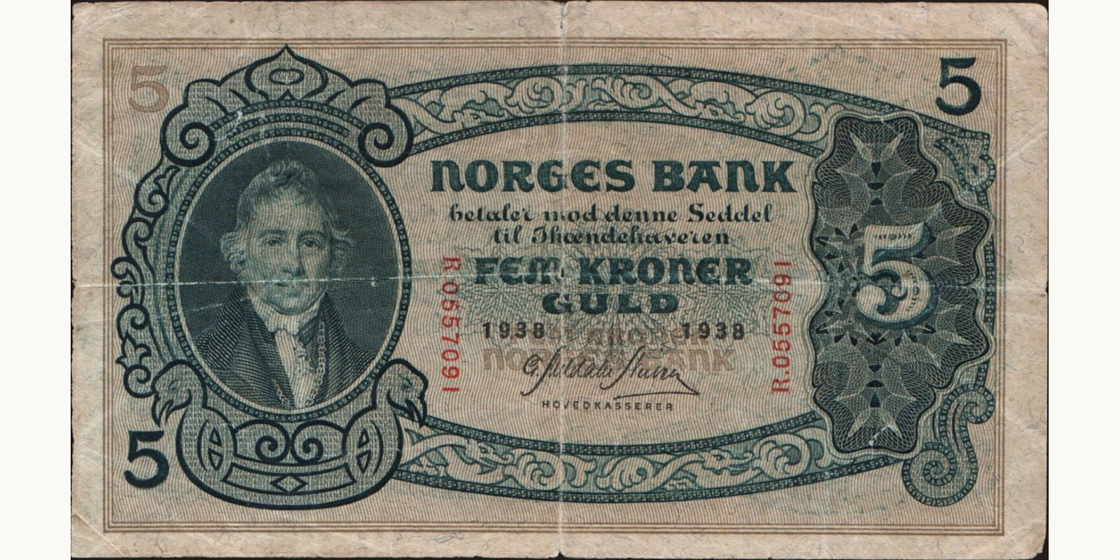5 krone 1938