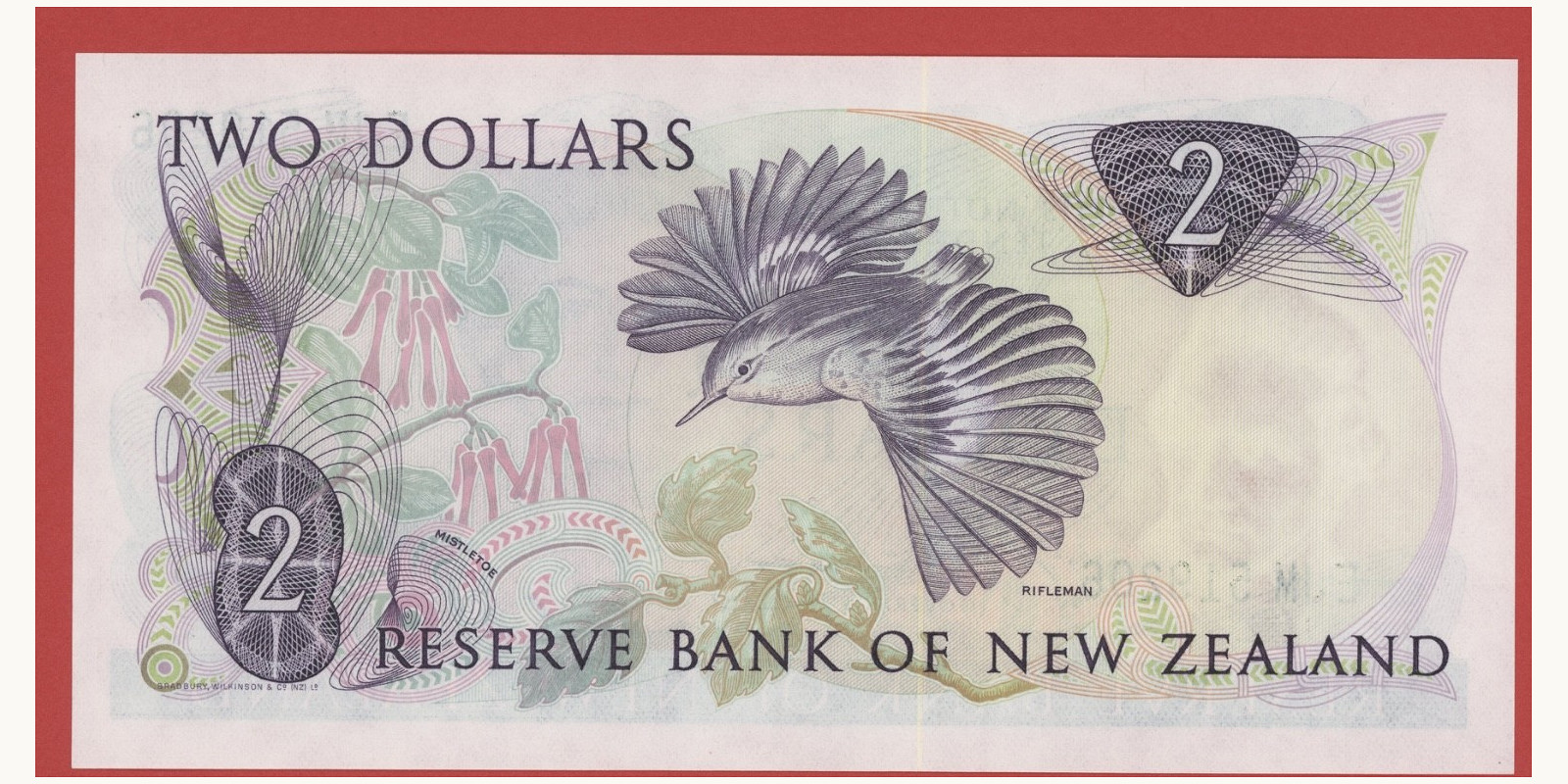 2 DOLLARS Новая Зеландия 1985 — Оборотная сторона